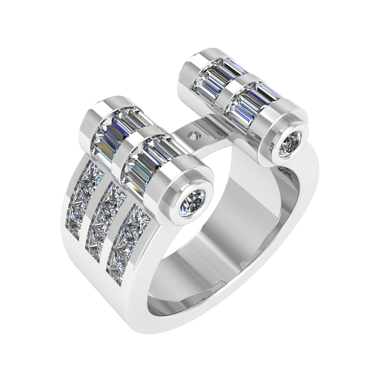 DESIGNER 0.00mm x 0.00mm PEG COMPATIBLE ENGAGEMENT RING